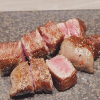 八重洲 steak & seafood 鉄板焼き 一心 - シャトーブリアンは当然旨い