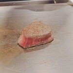八重洲 steak & seafood 鉄板焼き 一心 - 焼きが絶妙