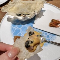 Grand Bleu Gamin - ライスペーパー煎餅にのせて