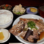 さかなじまんJiji - 日替わりランチ・カワハギの煮付け700円