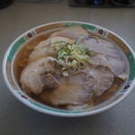麺龍 - 大盛チャーシューメン（ハーフ＆ハーフ）