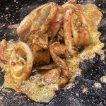 浅草もんじゃ ぜんや - イカの丸焼き