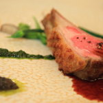 BRILLANTE IL SUZUKI - 「豪産 仔羊のロースト 赤ワインソース 季節の野菜添え」