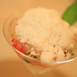 BRILLANTE IL SUZUKI - 「季節のフルーツのジュレ ココナッツのグラニテと供に」