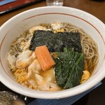 水府そば　大和屋 - 玉子とじそば…税込900円