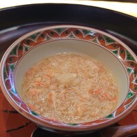 一心鮨 光洋 - ずわい蟹&フォアグラの茶碗蒸し❤️(*´σｰ｀)