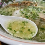 東京ラーメンショー 極み麺 - 不思議な表情のスープ