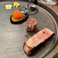 祗園245 - ヒレ・シャトーブリアン 黄身醤油