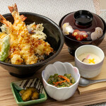 すぎのこ - 海老と野菜の天丼