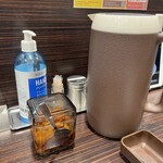 CoCo壱番屋 - お冷 ＆ 福神漬