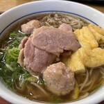 なか卯 - 鴨そば大盛り