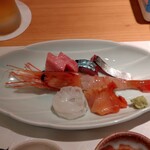 鮨 波やし - 鯖、マグロトロ、ボタンエビ、水ダコ、赤貝