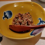 鮨 波やし - セイコガニのチャーハン