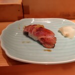 鮨 波やし - 金目鯛の炙り