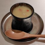 鮨 波やし - 茶碗蒸し（ズワイガニ、しらこ、ほたて）