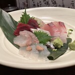 魚弥長久  - お刺身五種盛り合わせ