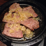 肝屋　嘉正亭　みその - 鉄板‼︎レバテキ