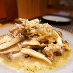 和洋折衷 ずいこう - ★ギアラときのこの白ワイン煮込み