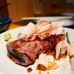 和洋折衷 ずいこう - 黒毛和牛で巻いた茄子の焼き浸し
