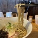 中華蕎麦 はざま - 麺もいいんです