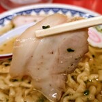 赤湯ラーメン 龍上海 - チャーシュー。