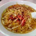 中華料理 愛福楼 - ネギソバセット880円。