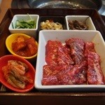 熟成和牛焼肉エイジング・ビーフ - カルビランチ1500円