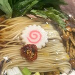 煮干しのビリー - 麺がキレイに並べられてビジュアルも凄い‼️