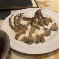 老香港酒家京都 - 剥いてくれた、蟹脚肉