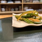 くずし割烹 樋ぐち - きゅうりのお漬物。作ってみたい