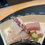 くずし割烹 樋ぐち - クジラベーコンありました。あとは美味し過ぎて失念。