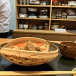 くずし割烹 樋ぐち - 鹿肉の竜田揚げ。