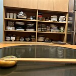 くずし割烹 樋ぐち - カウンターにて