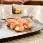 八剣伝 - 料理写真:うずらベーコン