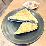 caféPei - 海苔チーズのホットサンド
