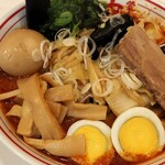 蒙古タンメン中本 - 北極やさい＋ほうれん草＋メチャアジ