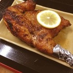 横綱本店 - お昼からボリュームたっぷりの若鶏の半割焼1000円なり。
            
            ジューシーにいただきました〜！