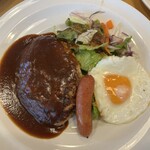 ガスト - ハンバーグモーニングセット