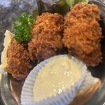 すし辰 - カキフライ〜身が大きくなってきました！
