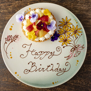 誕生日・記念日にはメッセージを