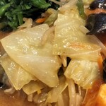 蒙古タンメン中本 - 適度に煮込まれクタッとした野菜