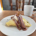 comame - もちもちクレープに洋酒の効いたモンブランクリーム