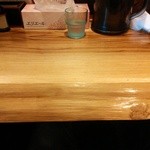 十夢 - 一枚板のカウンター