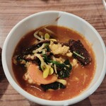 焼肉ハウス大滝 - カルビスープ（ハーフの半分取り分け後）