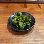 横浜家系ラーメン 三郷家 - 漬物。