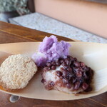 さじこよみ - きな粉、アンコ、大根おろし