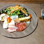 Largo RISTORANTE - 前菜サラダ