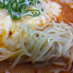 麺担品 - 玉子と麺、ネギ、スープのコントラスト！