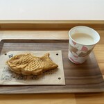 杜の栖 - 料理写真:黄金の鯛焼き・甘酒　2025/1/6