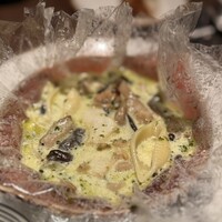 JAM17 DINING - きのことアワビのカルトッチョスタイル